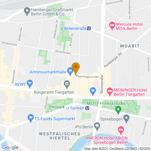 Bugenhagenerstr. 42, 10551 Berlin