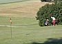 Golfpark Dinkelbühl mit Golfer in Action